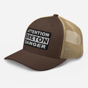 casquette trucker attention breton danger ln marron 2 casquette trucker attention breton danger ln marron 2