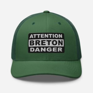 casquette trucker attention breton danger ln vert 2 casquette trucker attention breton danger ln vert 2