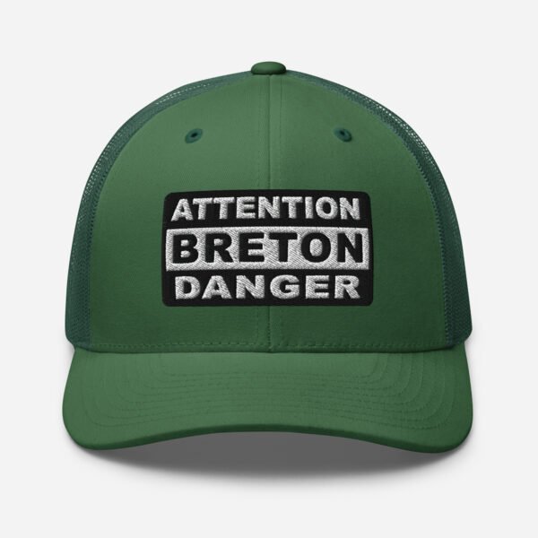casquette trucker attention breton danger ln vert 2 casquette trucker attention breton danger ln vert 2