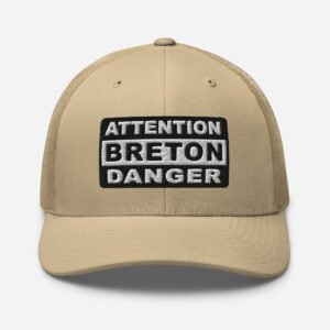 casquette trucker coloree attention breton danger beige 2 casquette trucker coloree attention breton danger beige 2