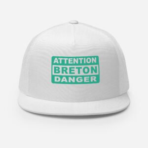 casquette trucker coloree attention breton danger blanc bleu casquette trucker coloree attention breton danger blanc bleu