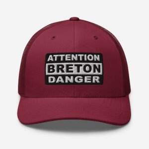casquette trucker coloree attention breton danger bordeaux 2 casquette trucker coloree attention breton danger bordeaux 2