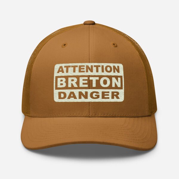 casquette trucker coloree attention breton danger caramel beige casquette trucker coloree attention breton danger caramel beige