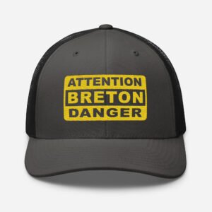 casquette trucker coloree attention breton danger charbon jaune casquette trucker coloree attention breton danger charbon jaune