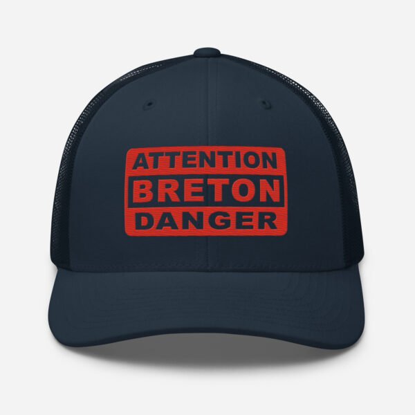 casquette trucker coloree attention breton danger marine rouge casquette trucker coloree attention breton danger marine rouge
