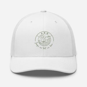 casquette trucker coloree jusqu ici tout va bien blanc