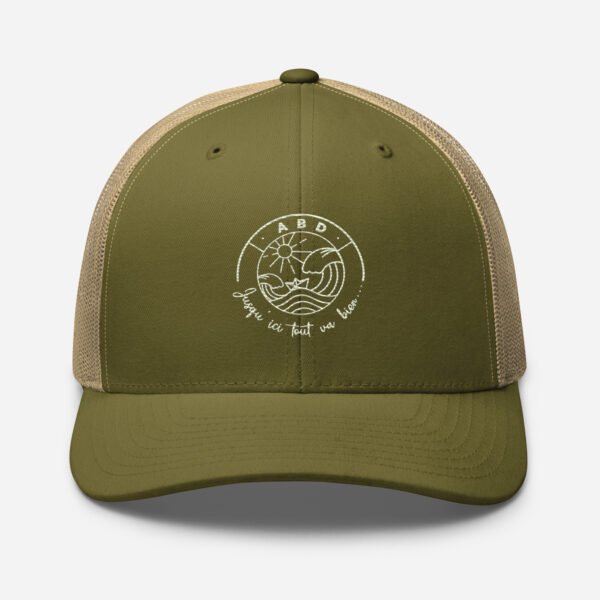 casquette trucker coloree jusqu ici tout va bien kaki beige