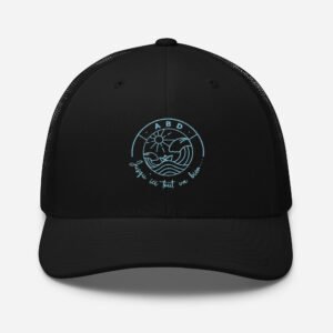 casquette trucker coloree jusqu ici tout va bien noir bleu