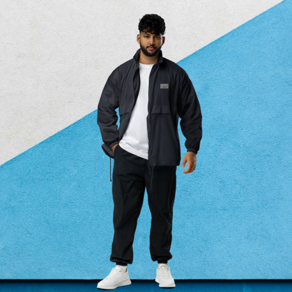 coupe vent attention breton danger bleu