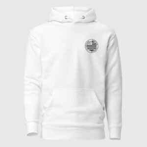 sweat a capuche attention breton danger blanc 1