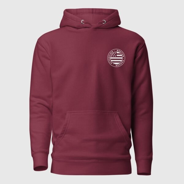 sweat a capuche attention breton danger bordeaux