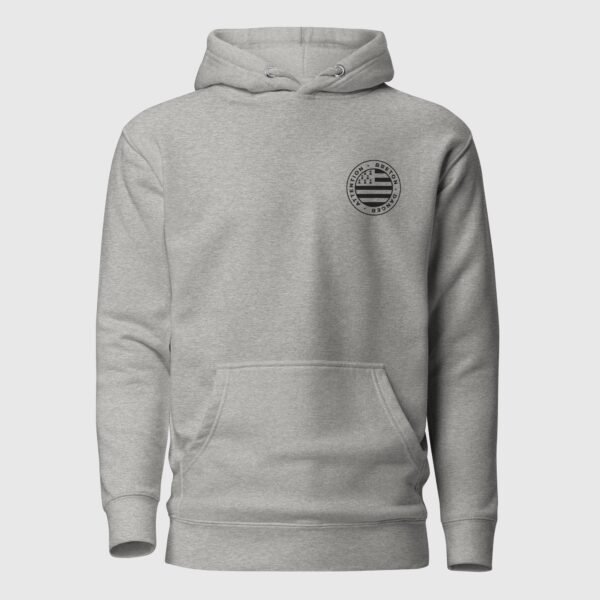 sweat a capuche attention breton danger gris 1