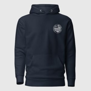 sweat a capuche attention breton danger marine