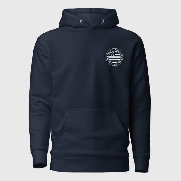 sweat a capuche attention breton danger marine