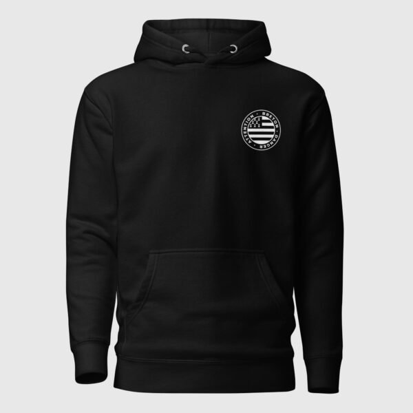 sweat a capuche attention breton danger noir