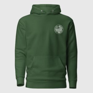 sweat a capuche attention breton danger vert