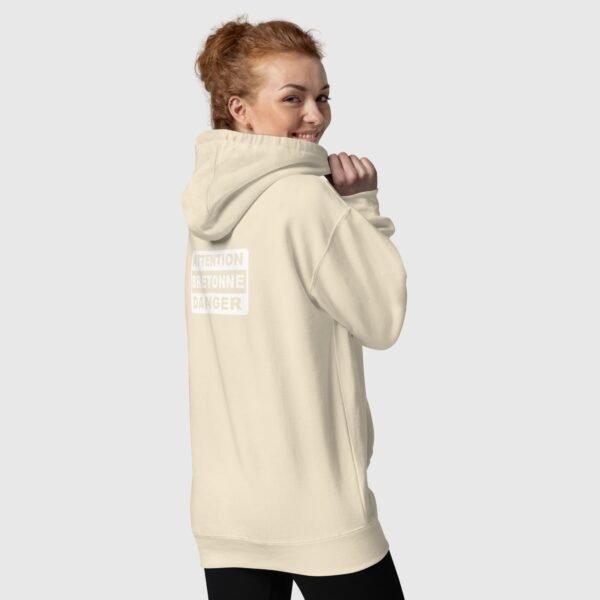 sweat a capuche attention bretonne danger beige dos sweat a capuche attention bretonne danger beige dos