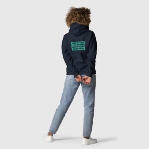 sweat a capuche attention bretonne danger lc marine bleu 1