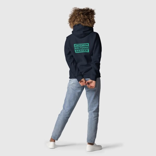 sweat a capuche attention bretonne danger lc marine bleu 1