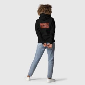 sweat a capuche attention bretonne danger lc noir rouge 2