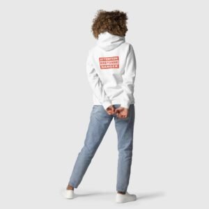 sweat a capuche attention bretonne danger lc orange dos sweat a capuche attention bretonne danger lc orange dos