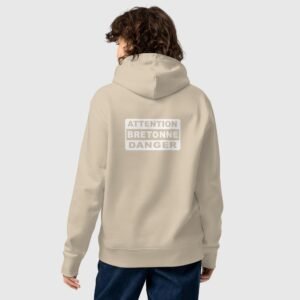 sweat en coton bio attention bretonne danger beige 1 sweat en coton bio attention bretonne danger beige 1