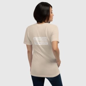 t shirt attention bretonne danger creme 2 t shirt attention bretonne danger creme 2