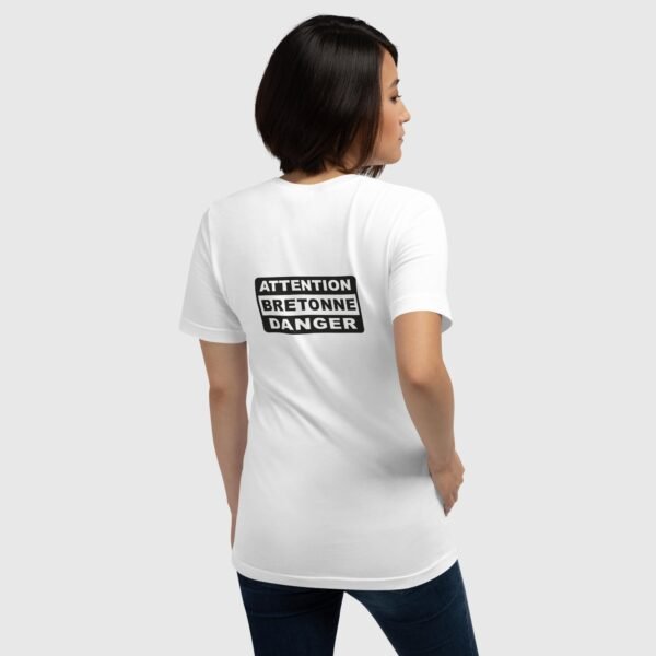 t shirt attention bretonne danger lc blanc t shirt attention bretonne danger lc blanc