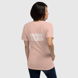 t shirt attention bretonne danger rose 2 t shirt attention bretonne danger rose 2