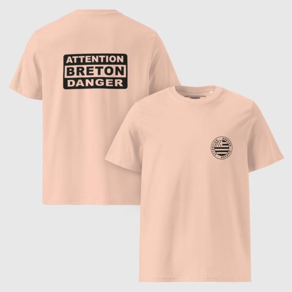 t shirt homme en coton bio attention breton danger peche