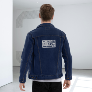 veste en jean attention breton danger 3