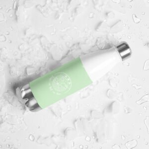 bouteille en acier inoxydable jusu ici tout va bien vert eau 1