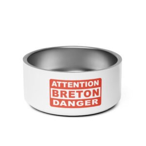 gamelle animaux attention breton danger orange