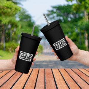 gobelet isotherme attention breton danger noir 2 gobelet isotherme attention breton danger noir 2