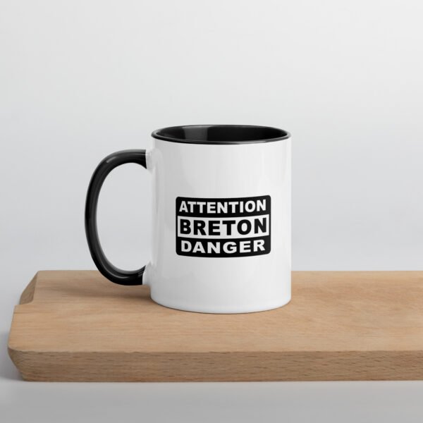 mug attention breton danger noir Mug en Céramique noir