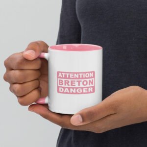mug attention breton danger rose mug attention breton danger rose