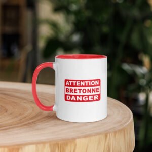 mug attention bretonne danger rouge