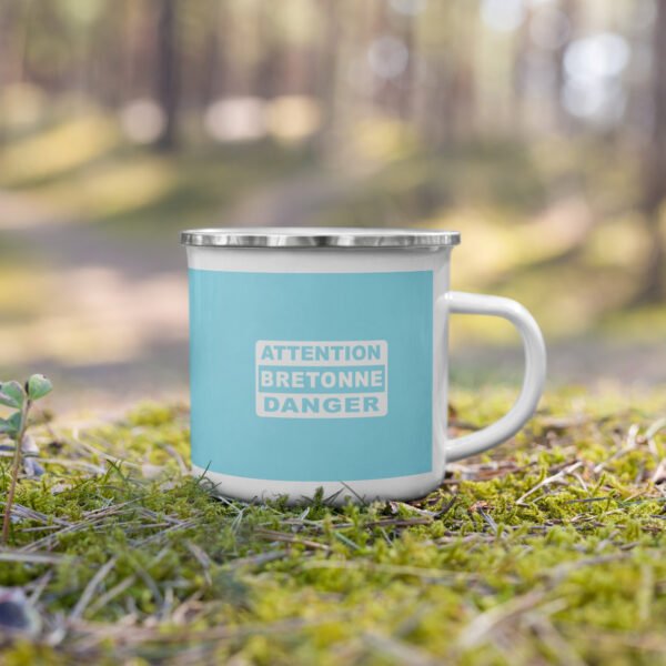 mug emaille attention bretonne danger mug emaille attention bretonne danger