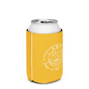 porte canette jusqu ici tout va bien jaune