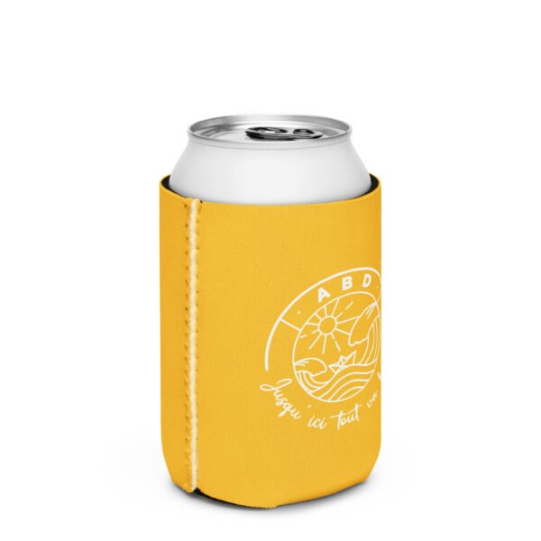 porte canette jusqu ici tout va bien jaune