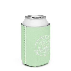 porte canette jusqu ici tout va bien vert eau