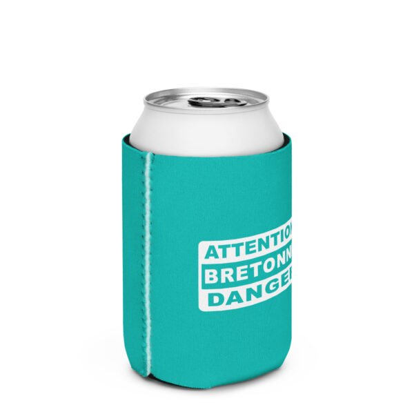 porte cannette attention bretonne danger bleu