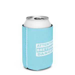 porte cannette attention bretonne danger bleu ciel