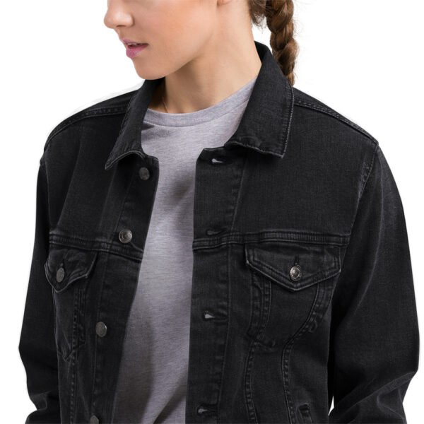 veste en jean attention bretonne danger noir 7 veste en jean attention bretonne danger noir 7