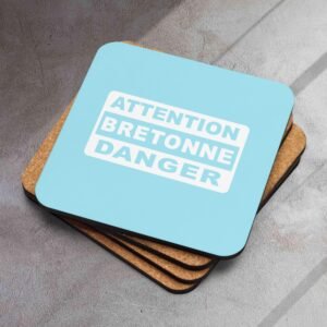 attention bretonne danger sous boc en liege bleu ciel