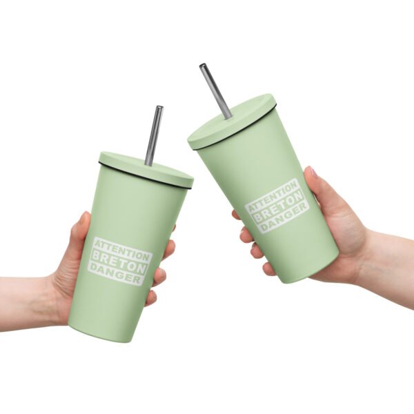 gobelet isotherme attention breton danger vert