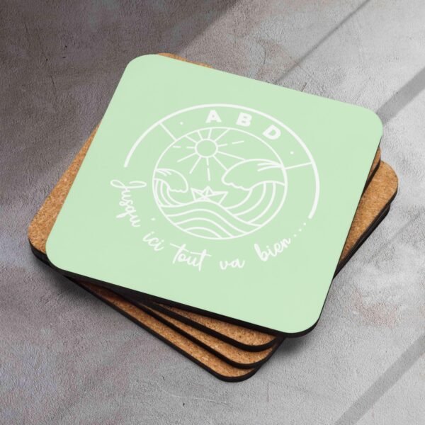 jusqu ici tout va bien sous boc en liege vert eau