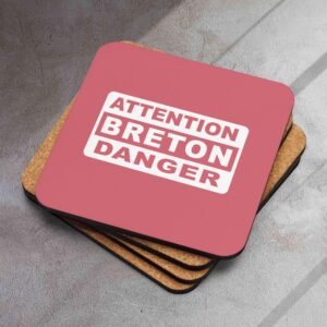 sous verre en liege attention breton danger rose sous verre en liege attention breton danger rose