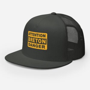Casquette Trucker 5 panneaux ATTENTION BRETON DANGER