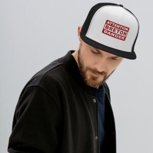 Casquette Trucker ATTENTION BRETON DANGER Coloré - Yupoong 6006